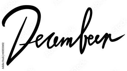 Calligraphy - Month - December