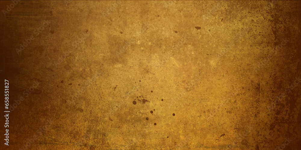 Gold foil grunge texture background with highlights and surface