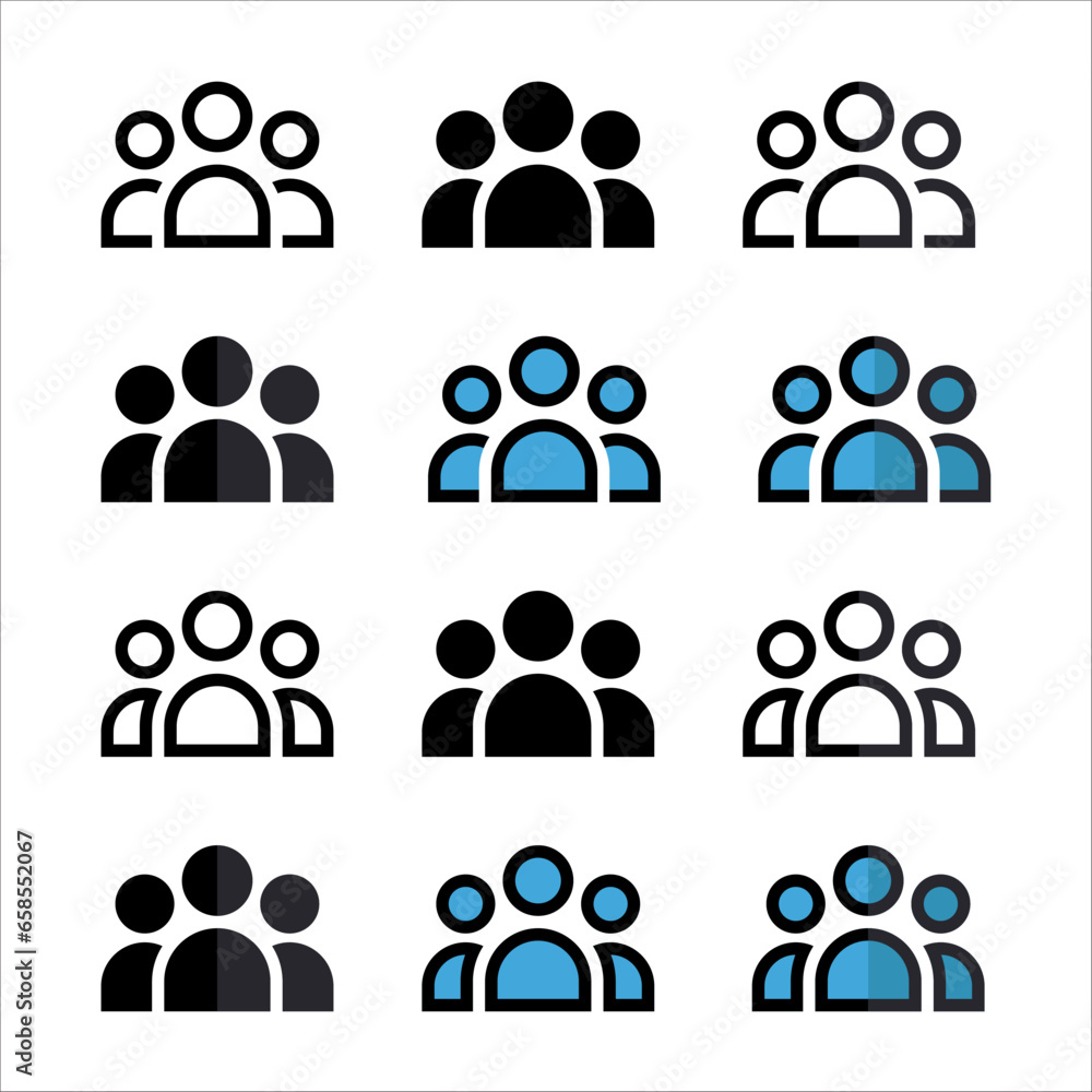social network icon set social network icon set