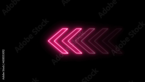 abstract glowing neon arrow illustration background  4k 
