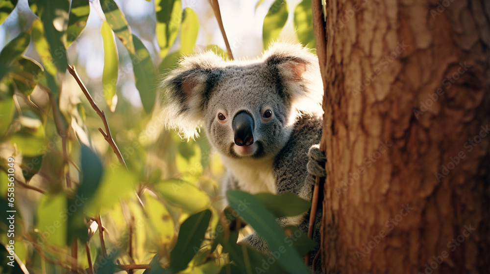 Fototapeta premium koala bear in tree