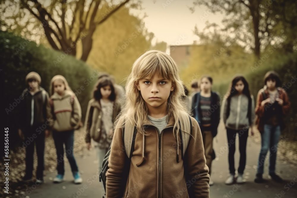 Obraz premium Elementary Age Bullying