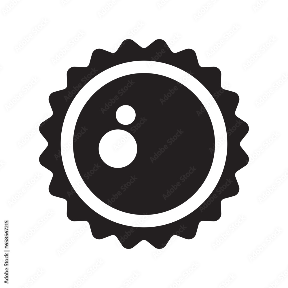 bottle cap icon logo vector design template bottle cap icon logo vector design template
