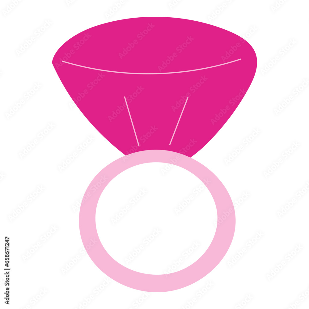 ring diamond pink wedding holiday doll icon ring diamond pink wedding holiday doll icon