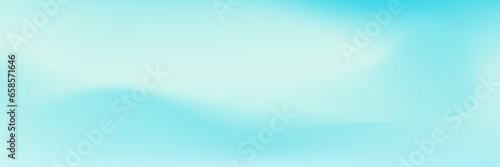 Winter blurred gradient background. Soft blue pastel smooth color. Fluid gradation and dust noise texture. Vector banner.