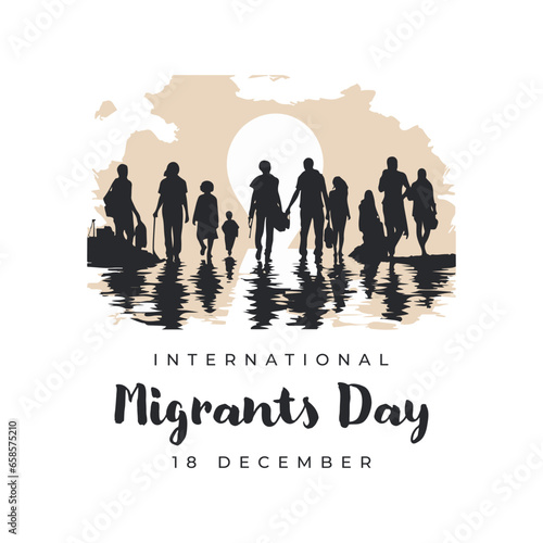 International migrants day design
