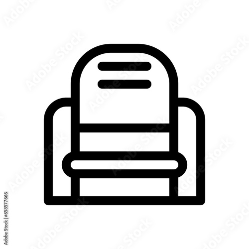 recliner line icon