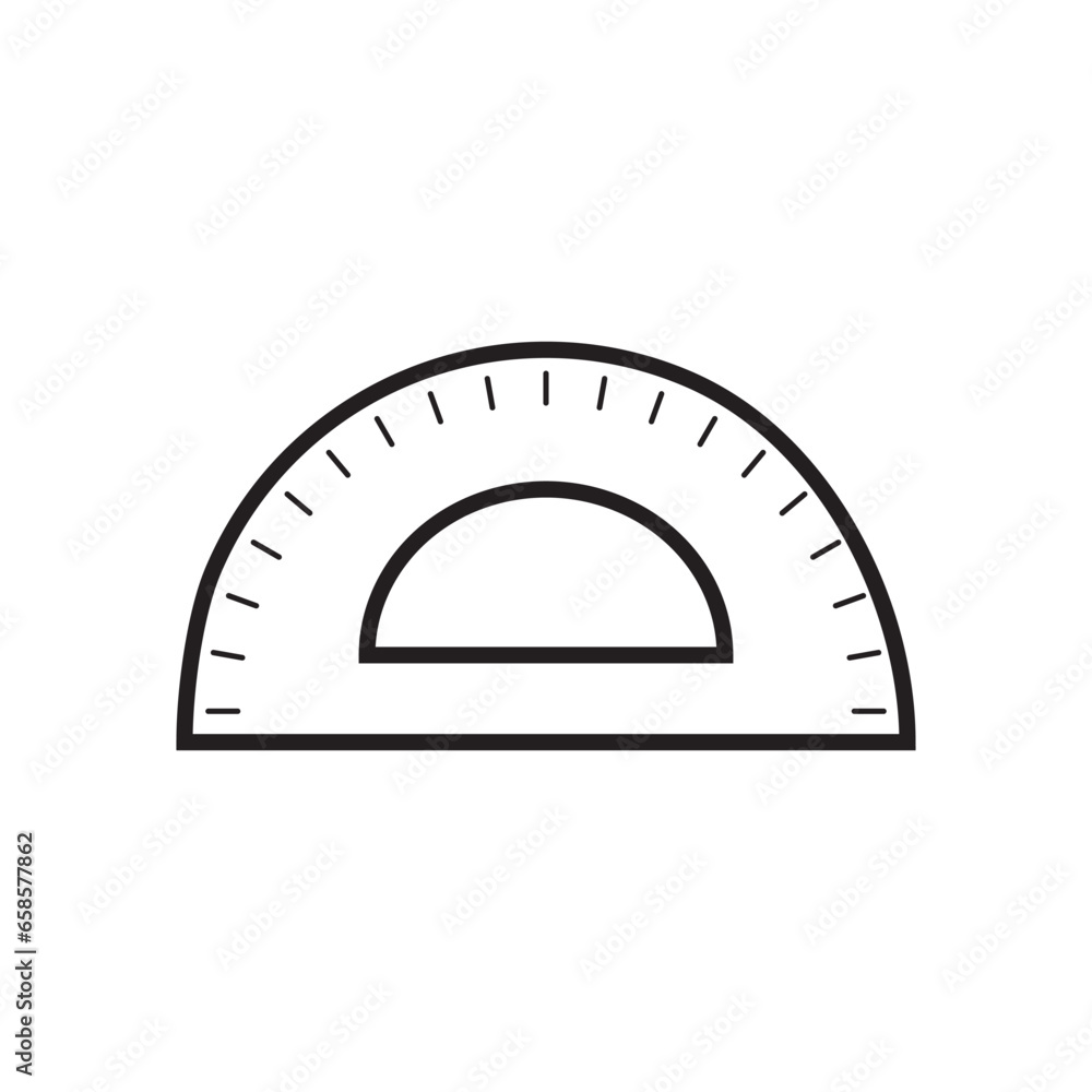 protractor icon design vector isolated protractor icon design vector isolated