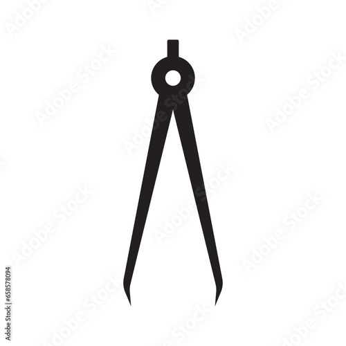 protractor icon design vector isolated