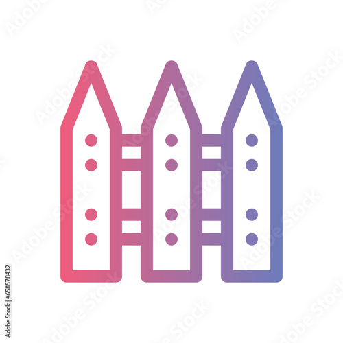fence gradient icon
