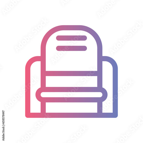 recliner gradient icon
