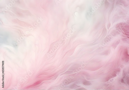 An enchanting artwork featuring a watercolor effect texture in serene pastel shades of pink  where a mysterious ghostly presence gracefully dances among whimsical whirring contrivances