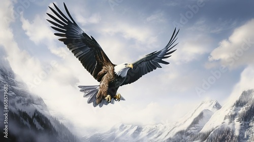 Bald Eagle takes flight of Freedom