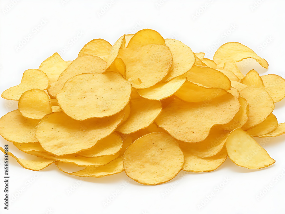 potato chips isolated potato chips isolated