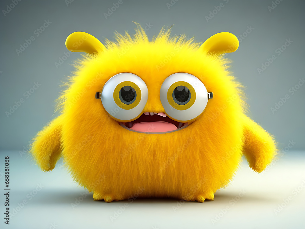 Fototapeta premium yellow monster