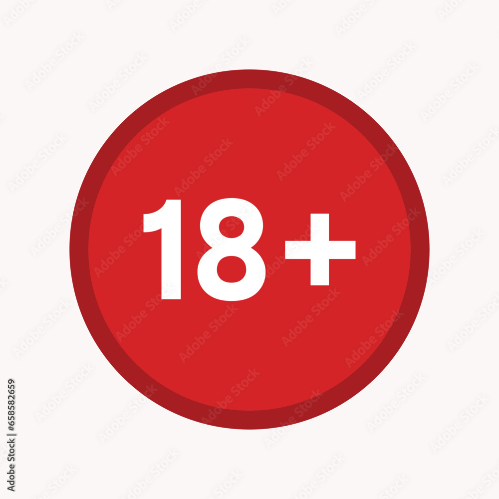 18+ Age Restriction Icon - Adult Content, Mature Audience, Legal Compliance - Age Verification Required 18+ Age Restriction Icon - Adult Content, Mature Audience, Legal Compliance - Age Verification Required
