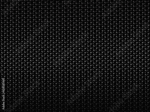 Black metal texture steel background. Perforated metal sheet.