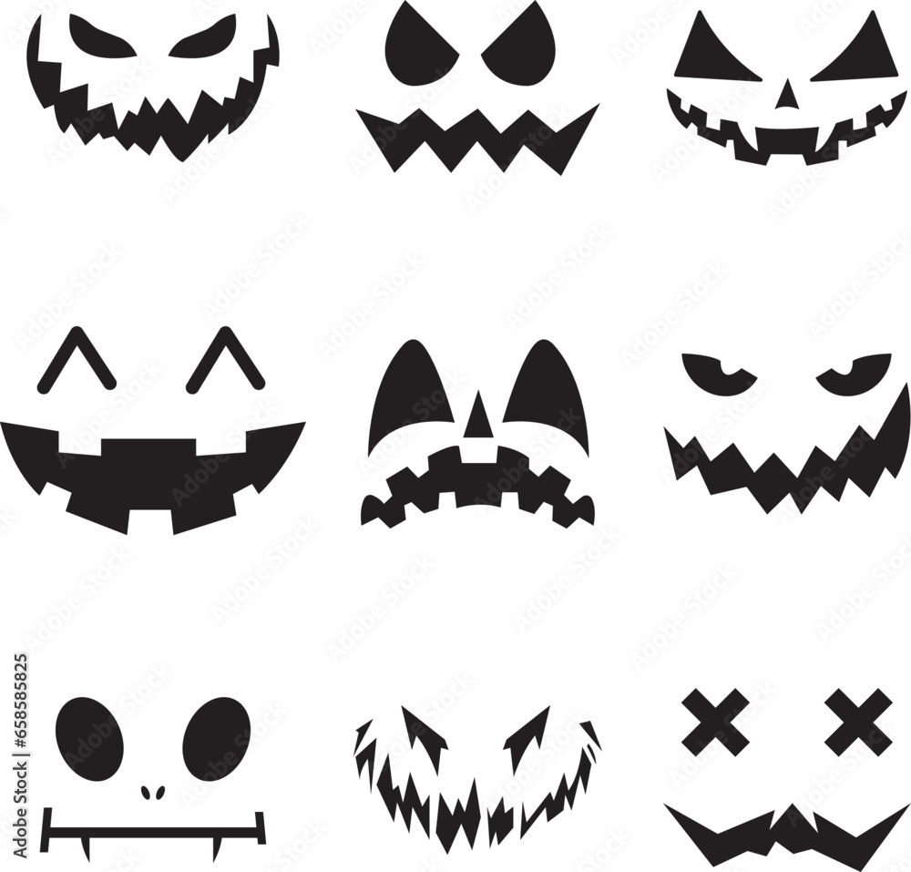 Fototapeta premium halloween icons set 1