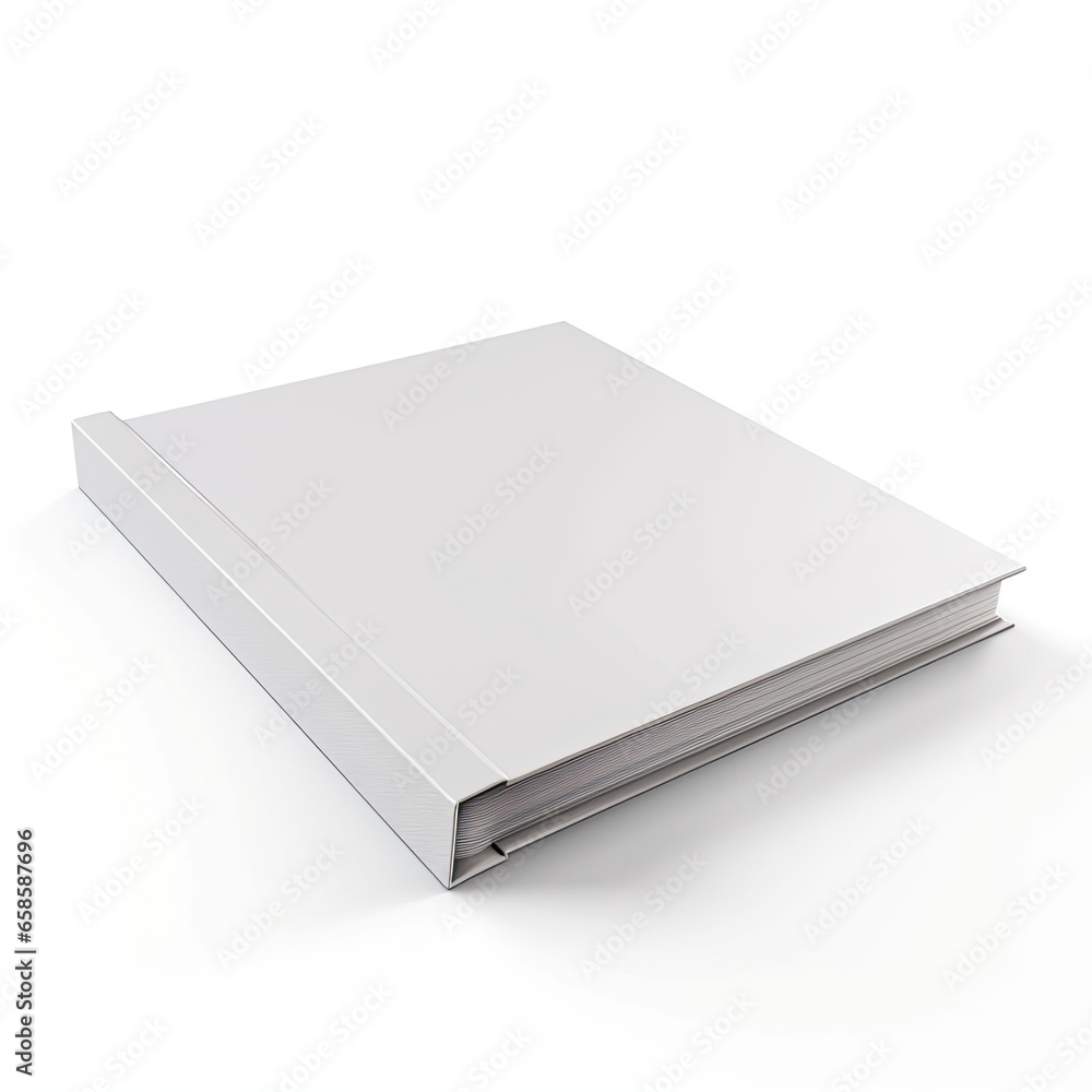 A high-quality mockup of a book cover isolated on white background top view. A high-quality mockup of a book cover isolated on white background top view.
