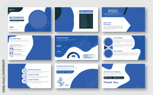 Creative business PowerPoint presentation slides template design. Use for modern keynote presentation background, brochure design, website slider, landing page, annual report, company profile