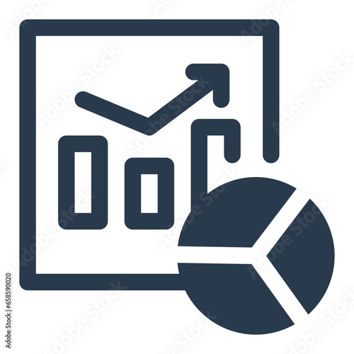 Informative Infographics Creation Icon