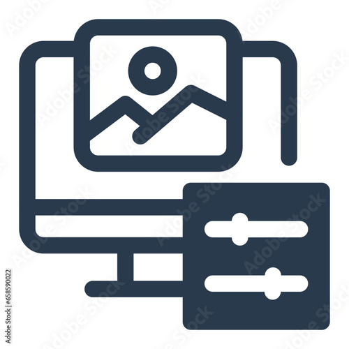 Precision in Image Editing Techniques Icon