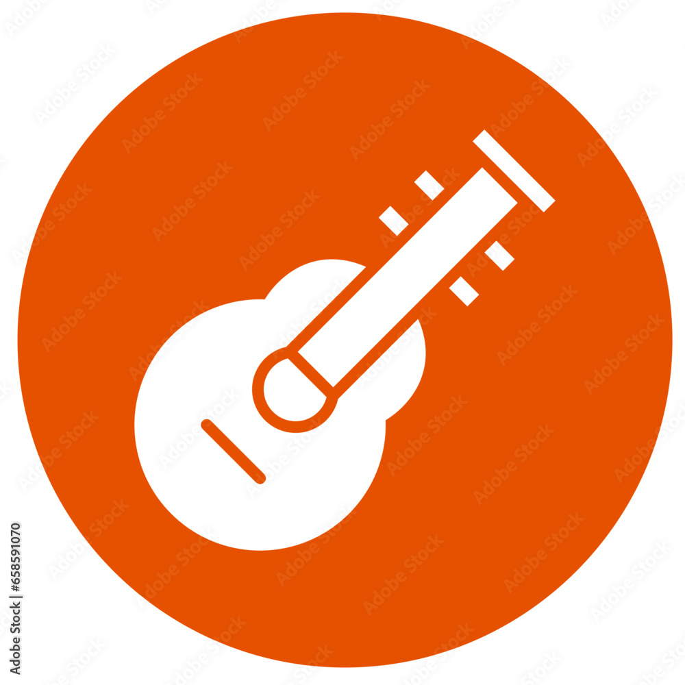Guitar Vector Icon Design Illustration Guitar Vector Icon Design Illustration