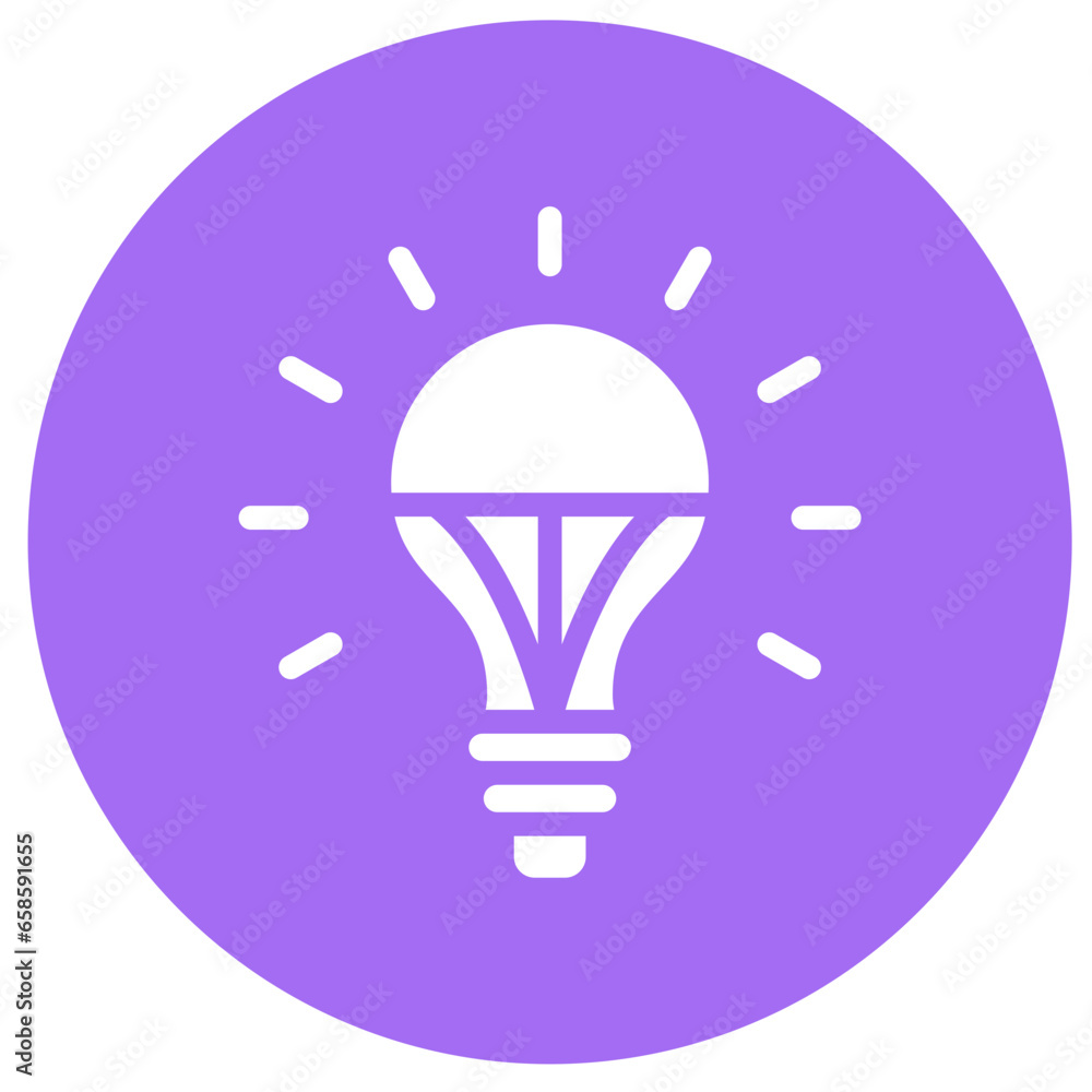 Led bulb Vector Icon Design Illustration Led bulb Vector Icon Design Illustration