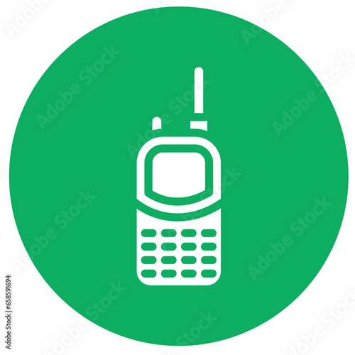 Walkie talkie Vector Icon Design Illustration