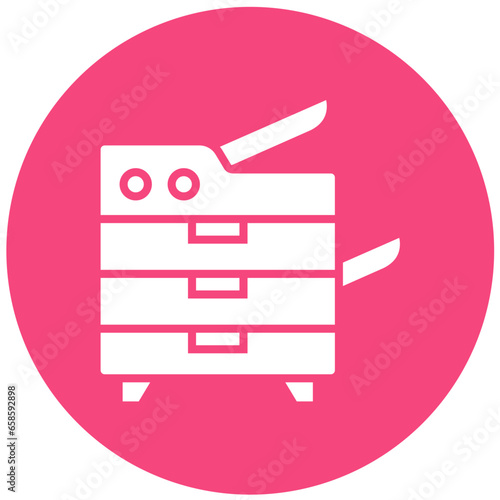 Photocopier Vector Icon Design Illustration