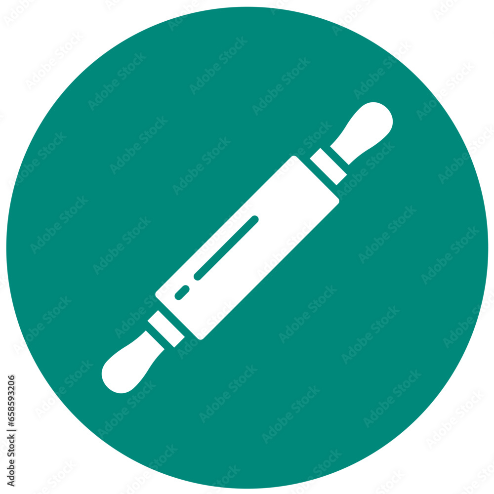 Rolling Pin Vector Icon Design Illustration Rolling Pin Vector Icon Design Illustration