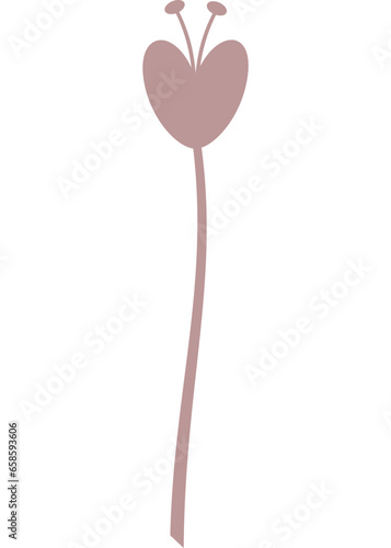 Blume, Pflanze mit transparentem Hintergrund 