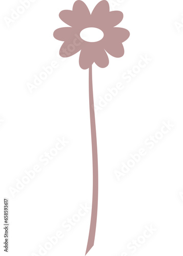 Blume, Pflanze mit transparentem Hintergrund 