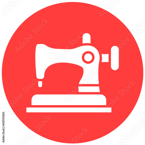 Sewing Machine Vector Icon Design Illustration
