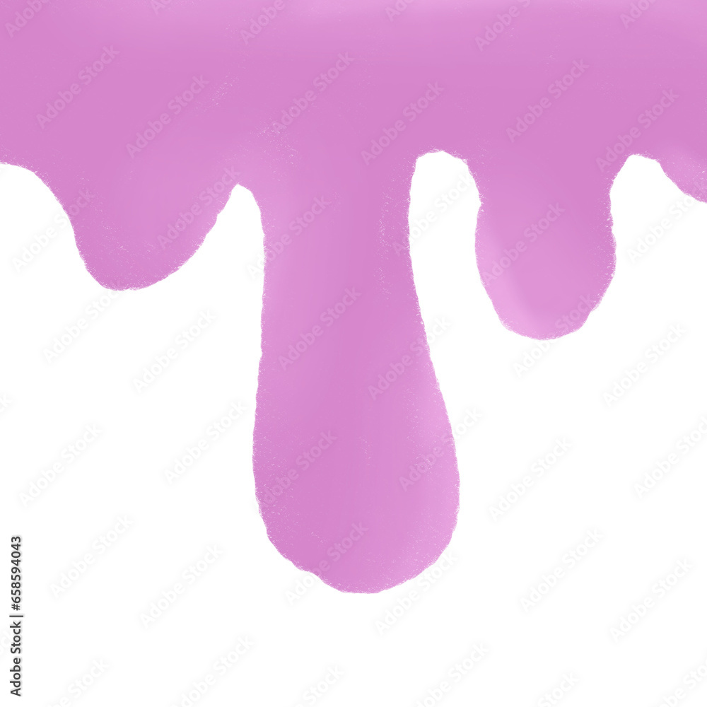 pink drip paint