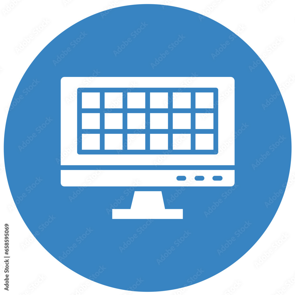 Grid Vector Icon Design Illustration Grid Vector Icon Design Illustration