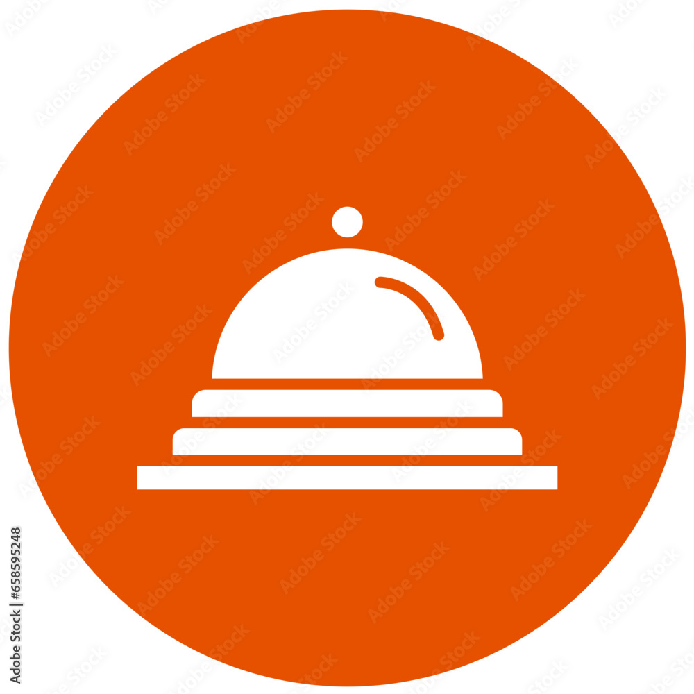 Fototapeta premium Food Tray Vector Icon Design Illustration