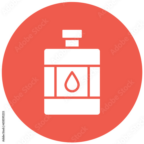 Hip Flask Vector Icon Design Illustration