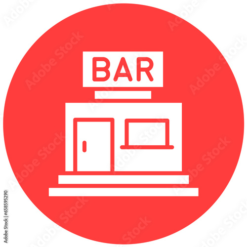 Bar Vector Icon Design Illustration