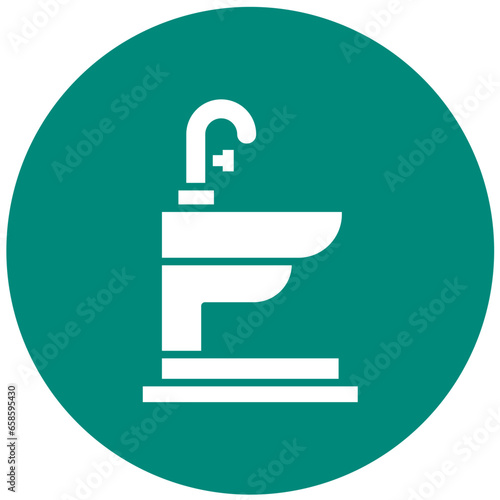 Bidet Vector Icon Design Illustration