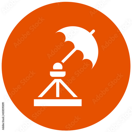 Umbrella light Vector Icon Design Illustration