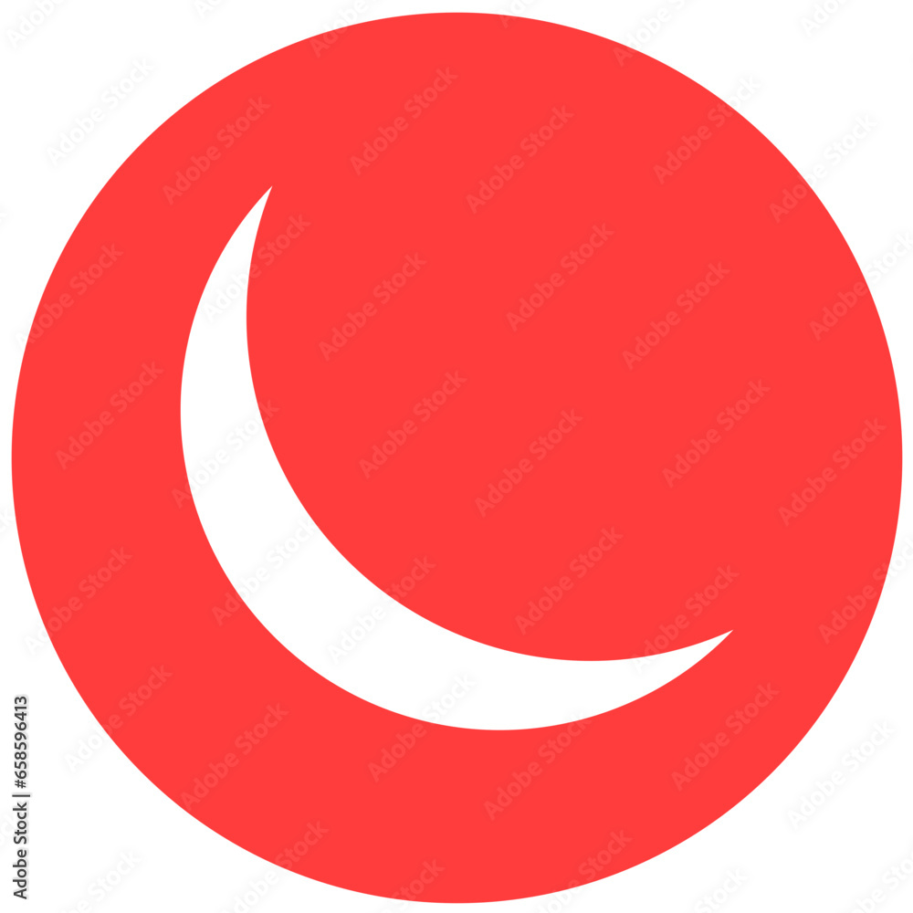 Moon Vector Icon Design Illustration Moon Vector Icon Design Illustration