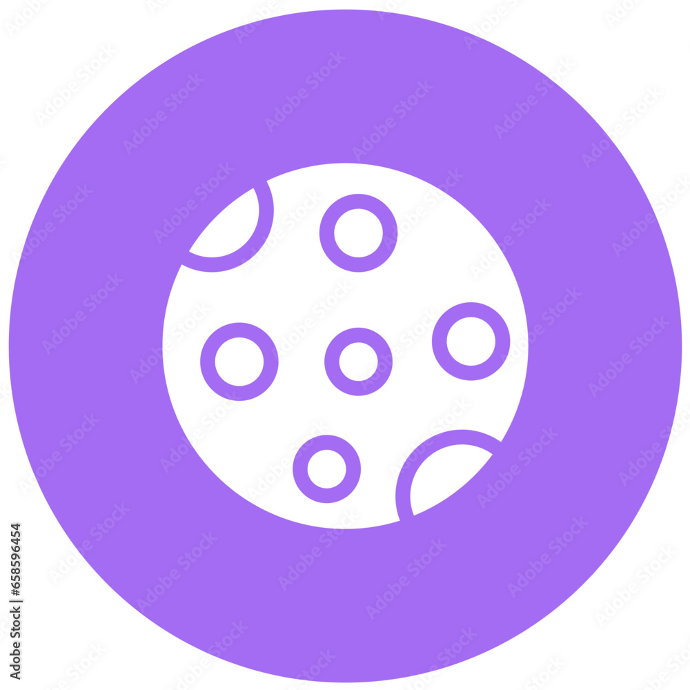 Full Moon Vector Icon Design Illustration Full Moon Vector Icon Design Illustration
