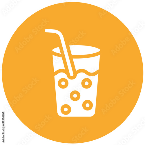 Drinking Water Vector Icon Design Illustration
