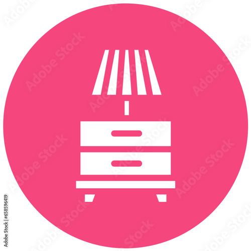 Nightstand Vector Icon Design Illustration