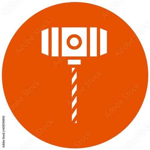 Hammer Vector Icon Design Illustration