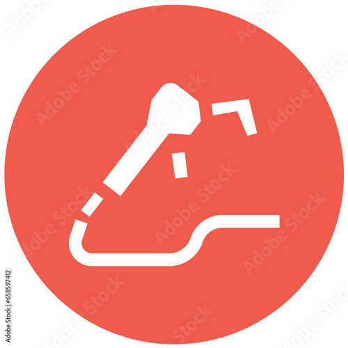 Fuel Nozzle Vector Icon Design Illustration