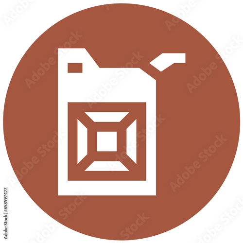 Kerosene Can Vector Icon Design Illustration