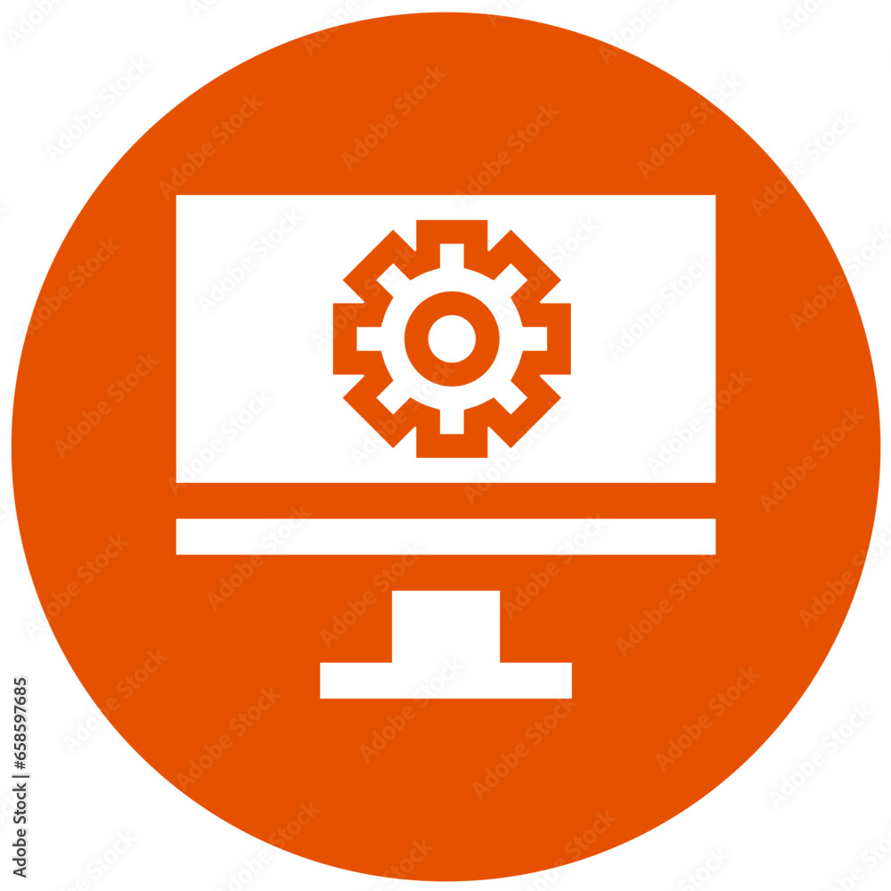 Computer Settings Vector Icon Design Illustration Computer Settings Vector Icon Design Illustration