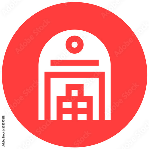 Warehouse Vector Icon Design Illustration